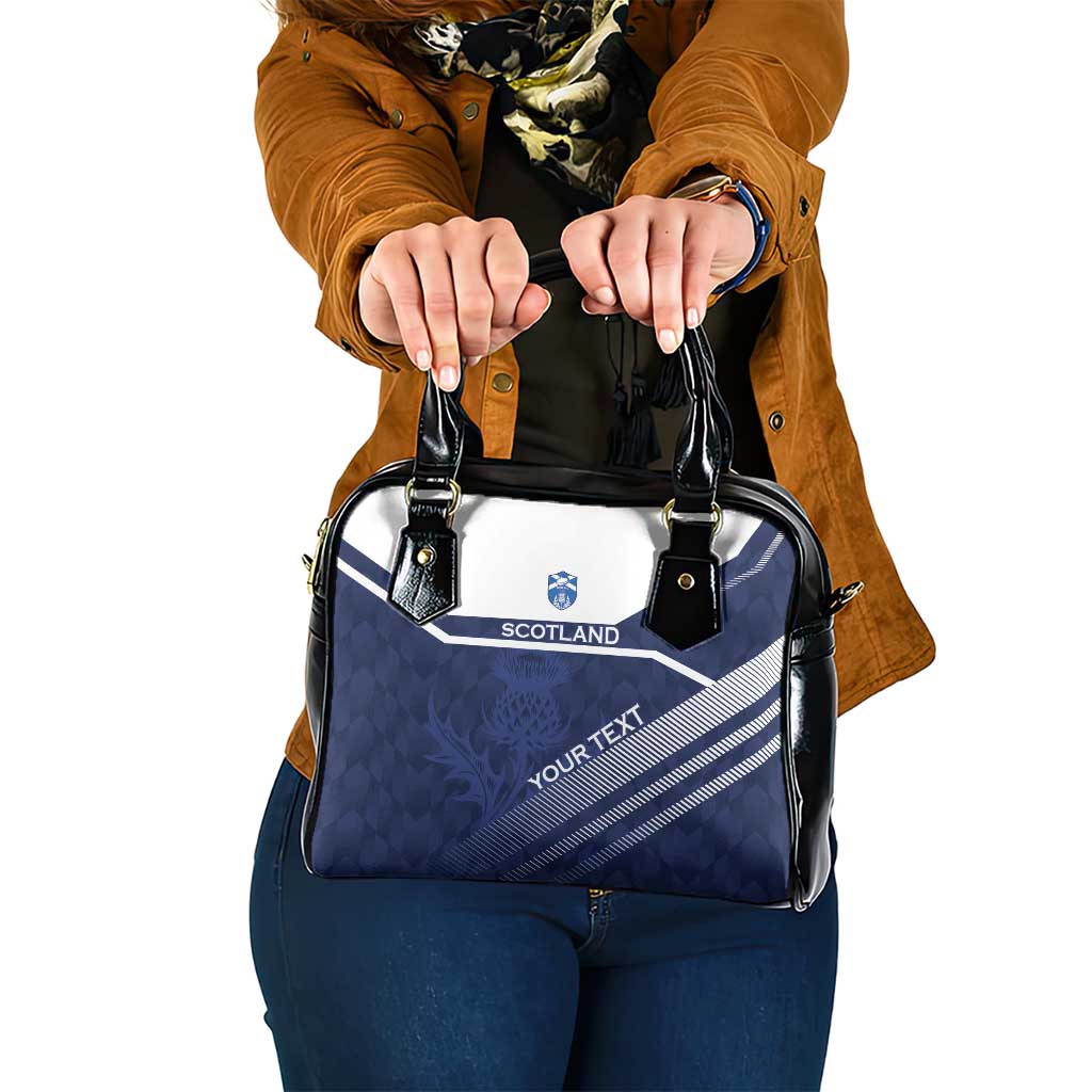 Scotland Rugby Custom Shoulder Handbag Come On Thistle LT15