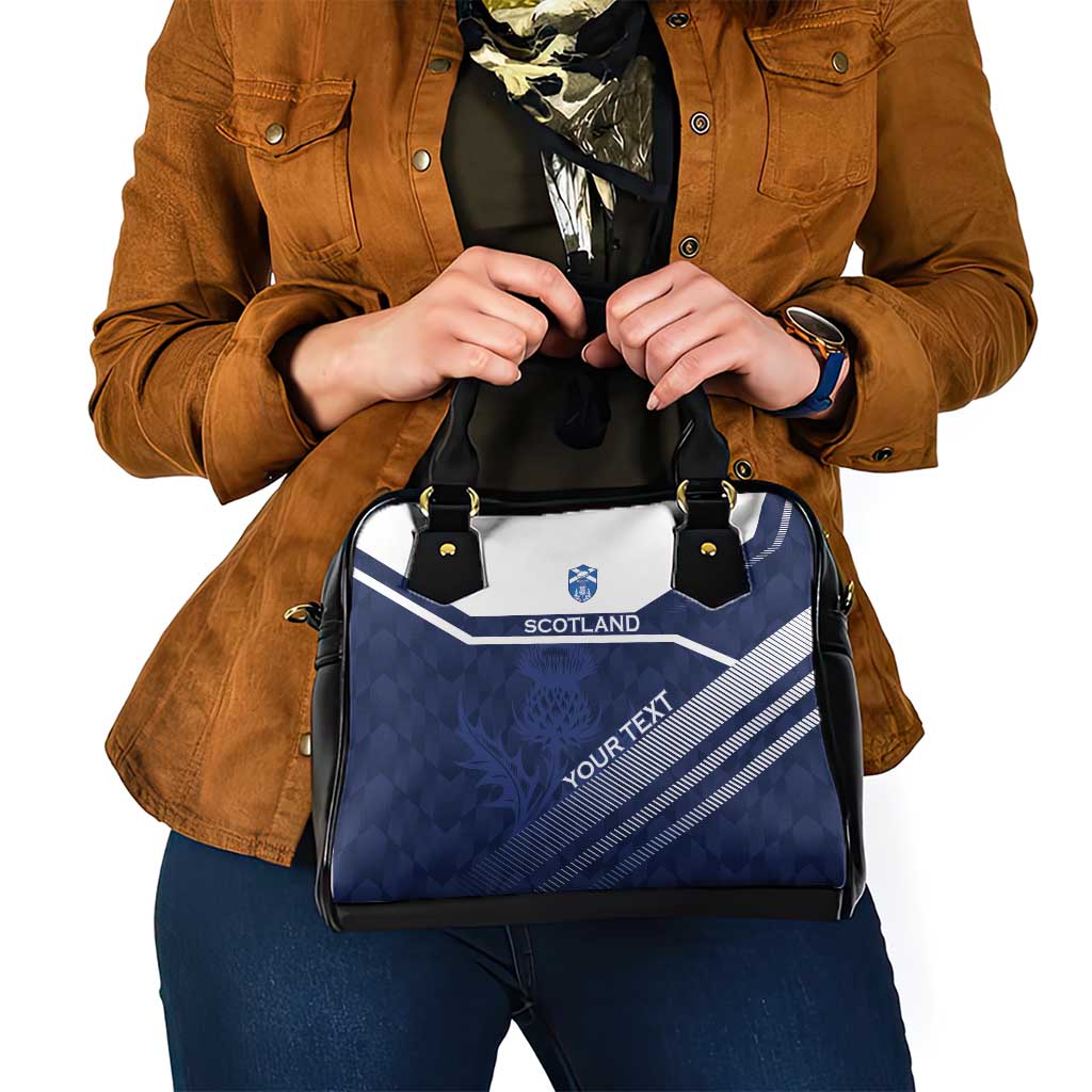 Scotland Rugby Custom Shoulder Handbag Come On Thistle LT15