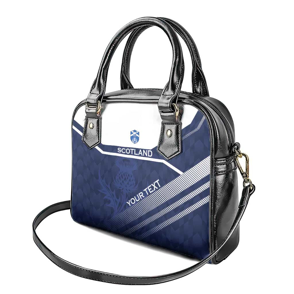 Scotland Rugby Custom Shoulder Handbag Come On Thistle LT15
