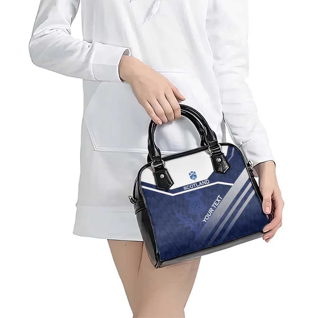 Scotland Rugby Custom Shoulder Handbag Come On Thistle LT15