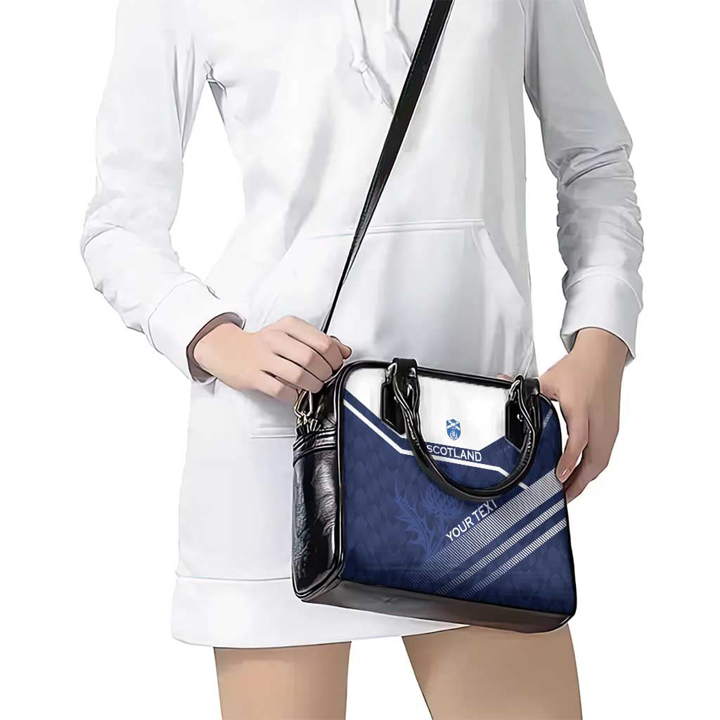 Scotland Rugby Custom Shoulder Handbag Come On Thistle LT15