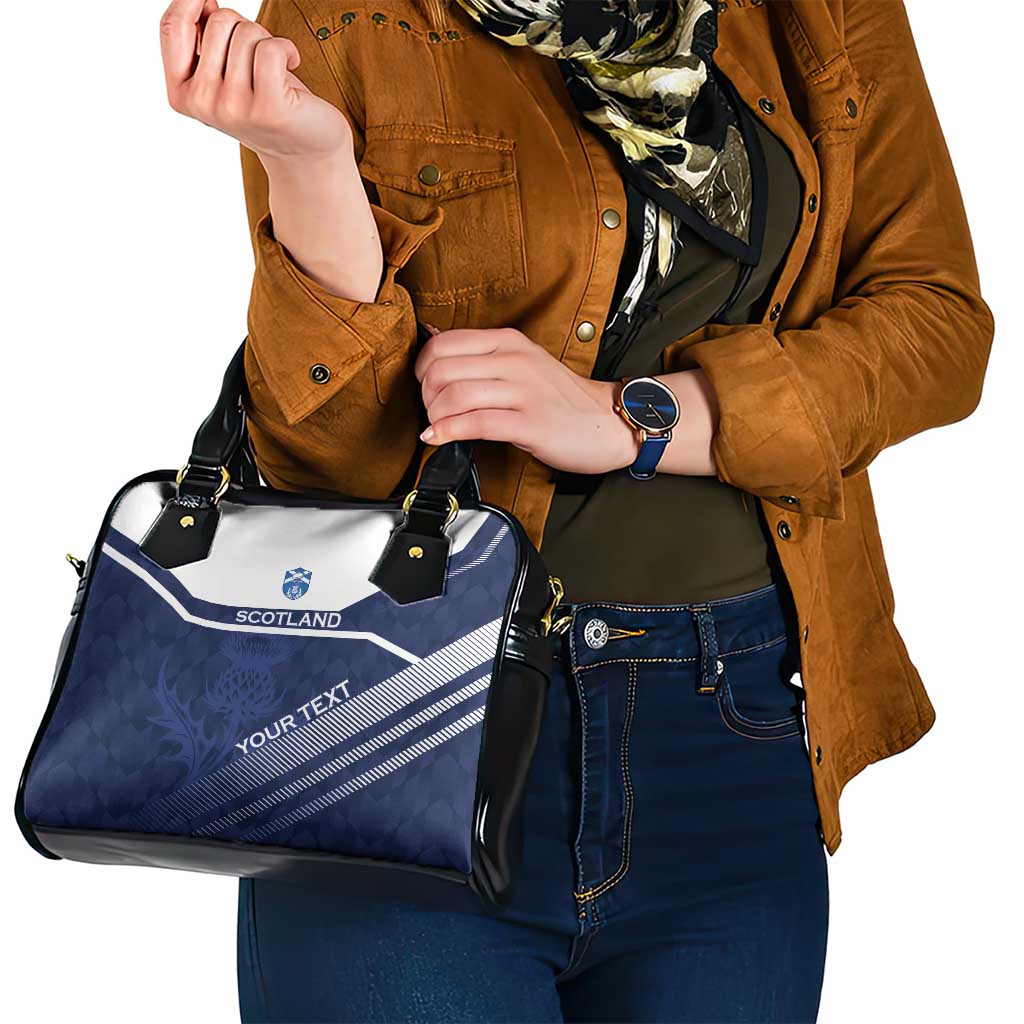 Scotland Rugby Custom Shoulder Handbag Come On Thistle LT15