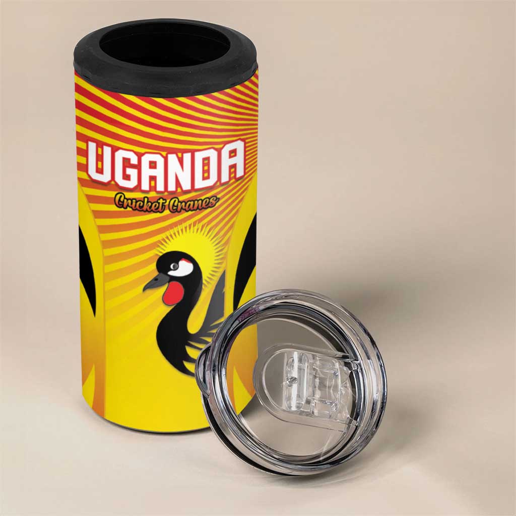 Custom Uganda Cricket 4 in 1 Can Cooler Tumbler Go Champions LT15