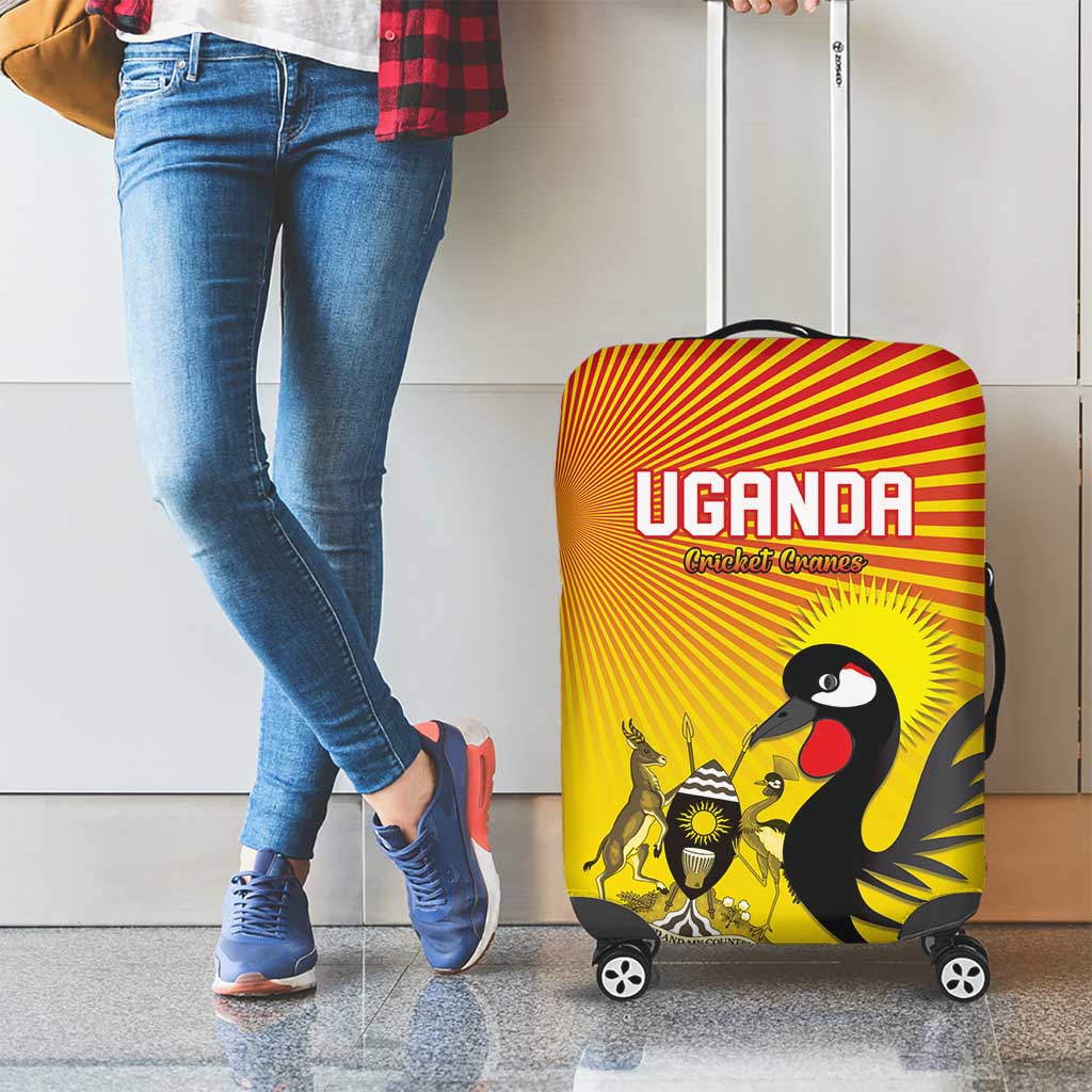Uganda Cricket Luggage Cover Go Cricket Cranes Go LT15