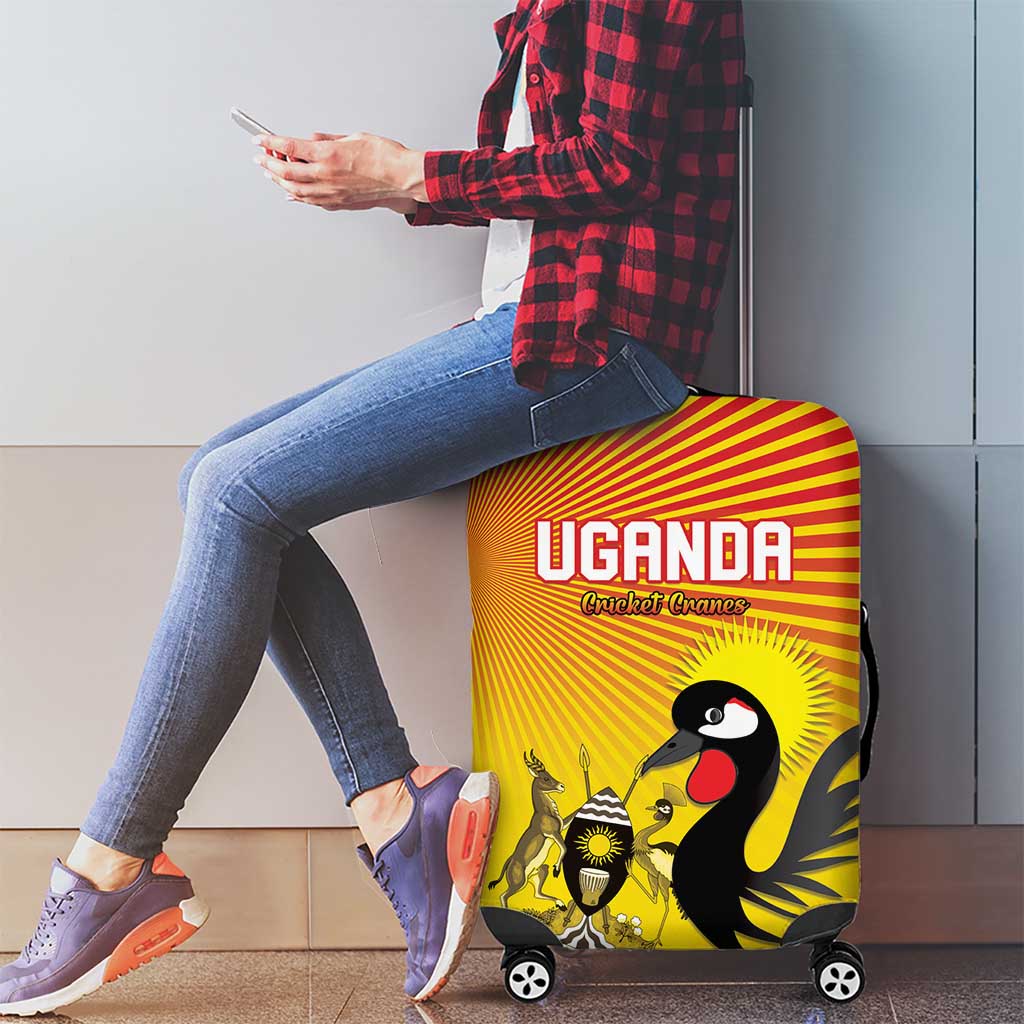 Uganda Cricket Luggage Cover Go Cricket Cranes Go LT15