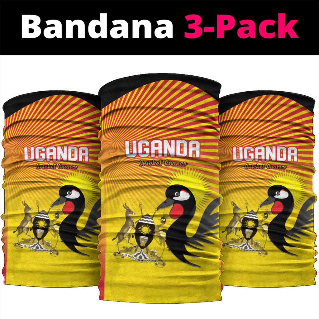 Uganda Cricket Neck Gaiter Go Cricket Cranes Go LT15