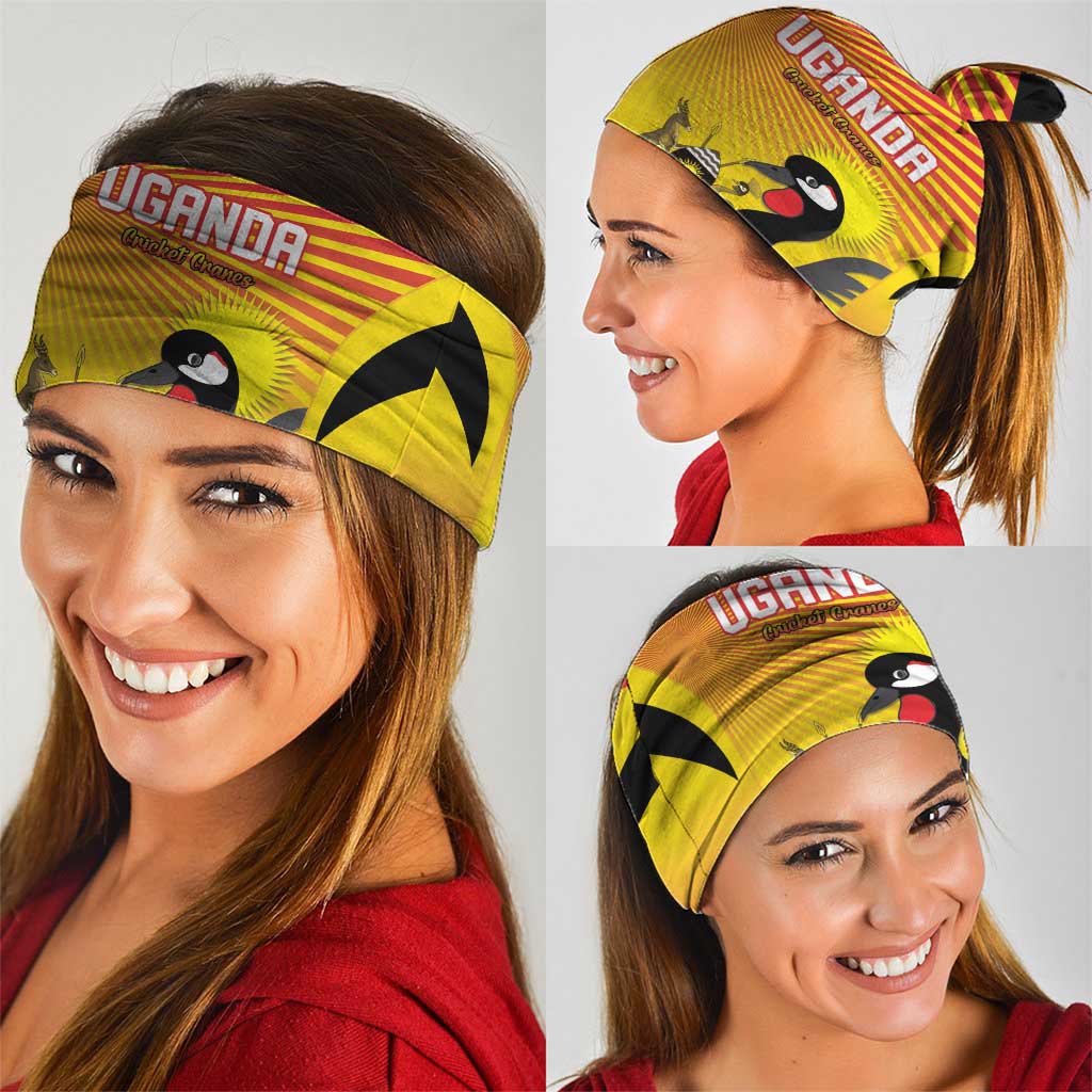 Uganda Cricket Neck Gaiter Go Cricket Cranes Go LT15