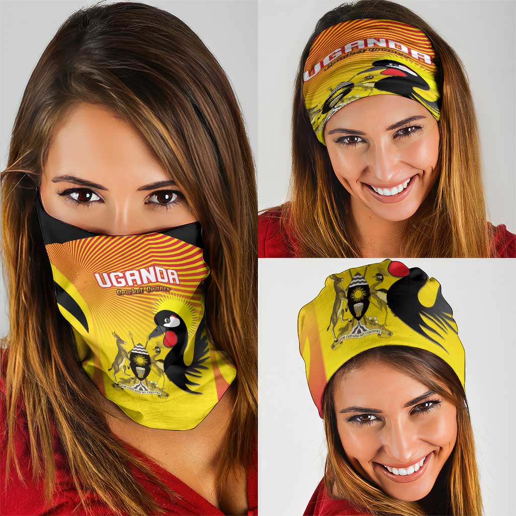 Uganda Cricket Neck Gaiter Go Cricket Cranes Go LT15