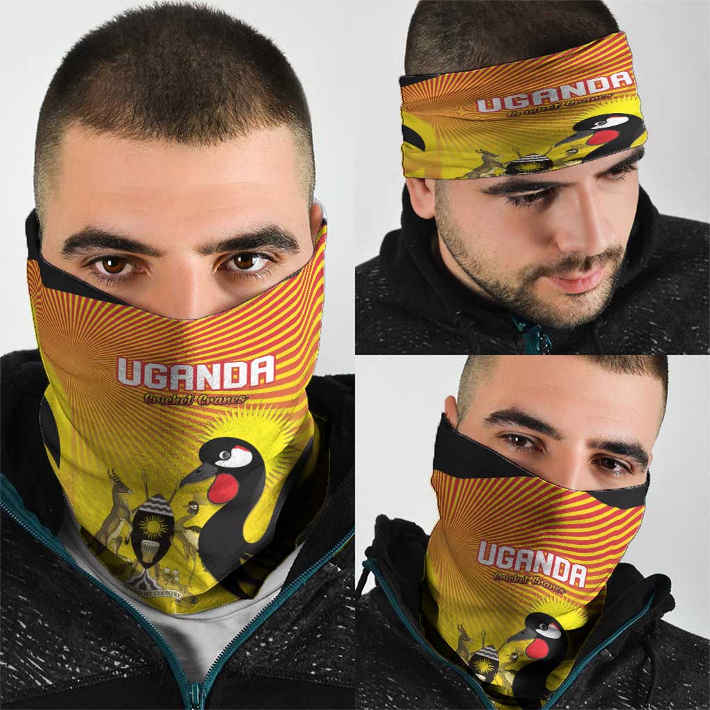 Uganda Cricket Neck Gaiter Go Cricket Cranes Go LT15
