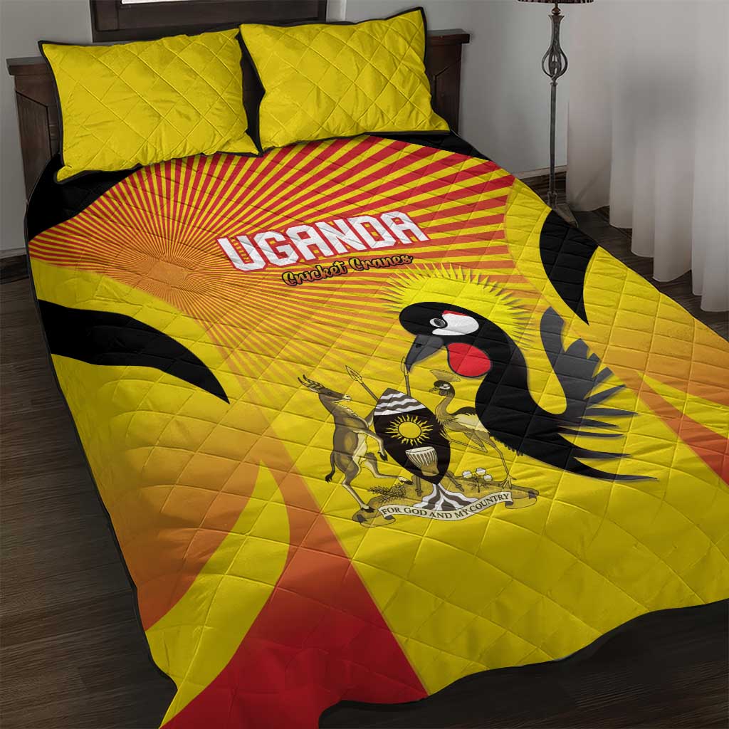 Uganda Cricket Quilt Bed Set Go Champions LT15