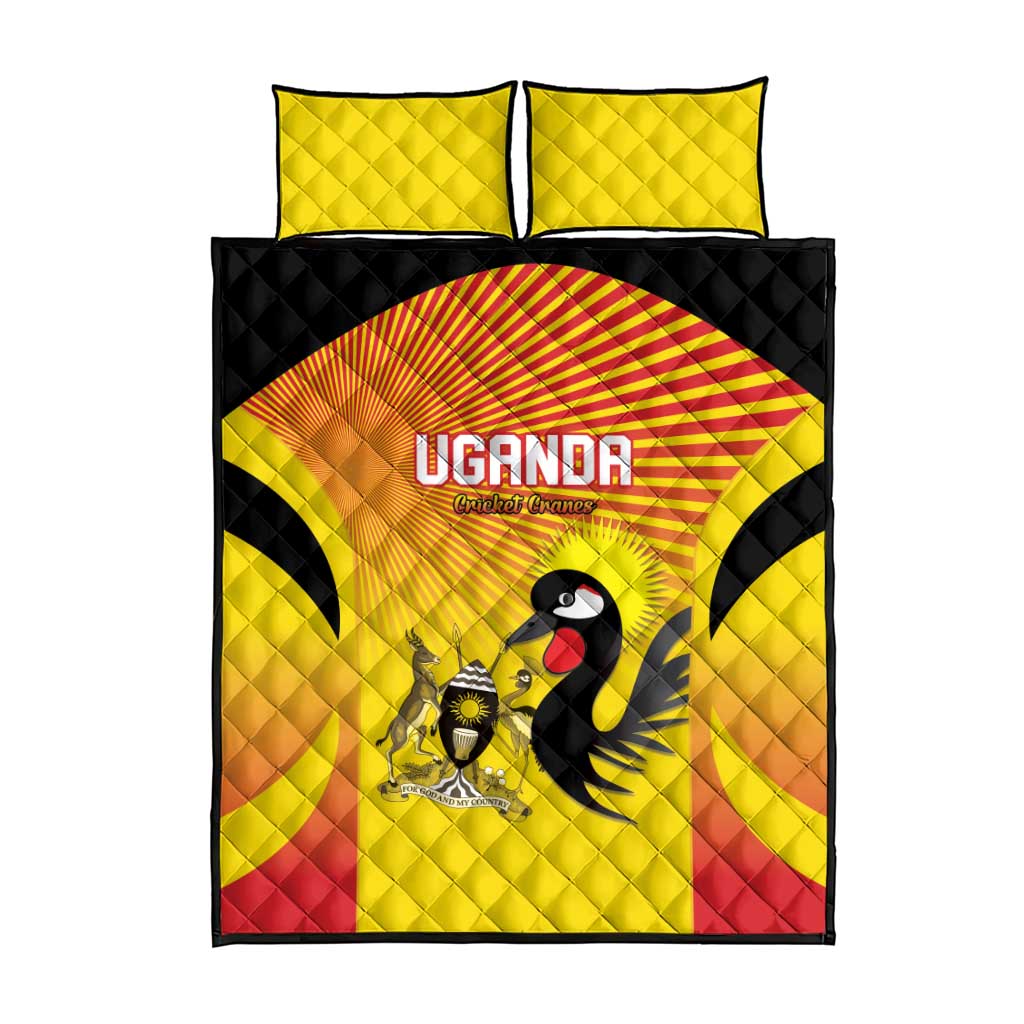 Uganda Cricket Quilt Bed Set Go Champions LT15