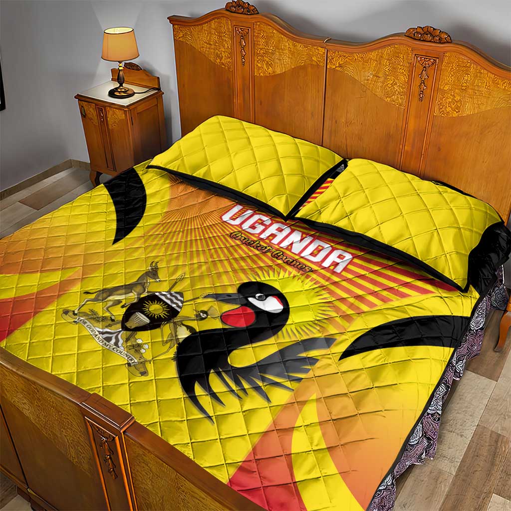 Uganda Cricket Quilt Bed Set Go Champions LT15