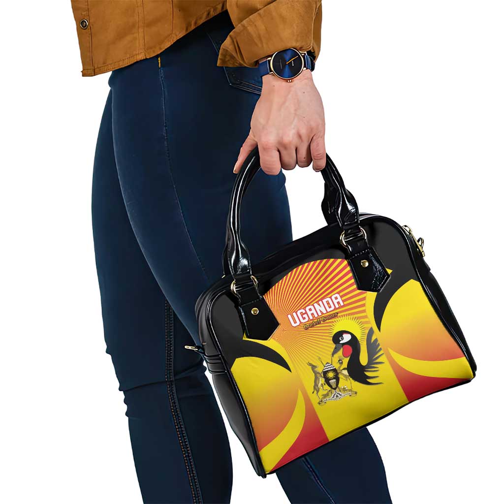 Uganda Cricket Shoulder Handbag Go Cricket Cranes Go LT15