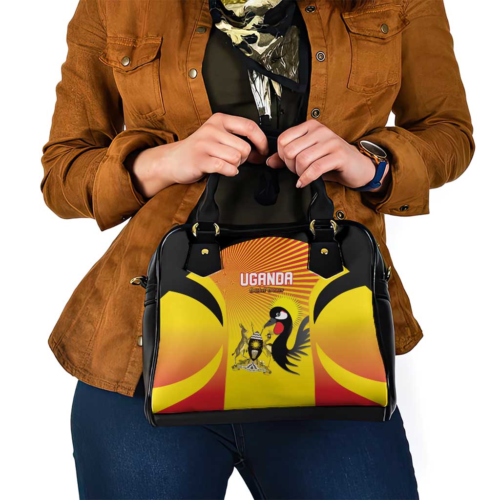 Uganda Cricket Shoulder Handbag Go Cricket Cranes Go LT15