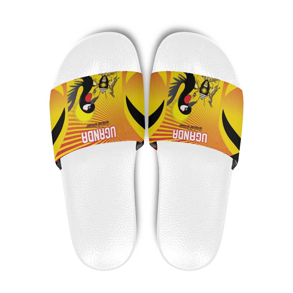 Uganda Cricket Slide Sandals Go Cricket Cranes Go LT15
