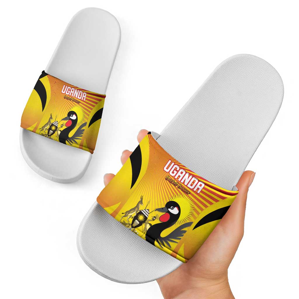 Uganda Cricket Slide Sandals Go Cricket Cranes Go LT15
