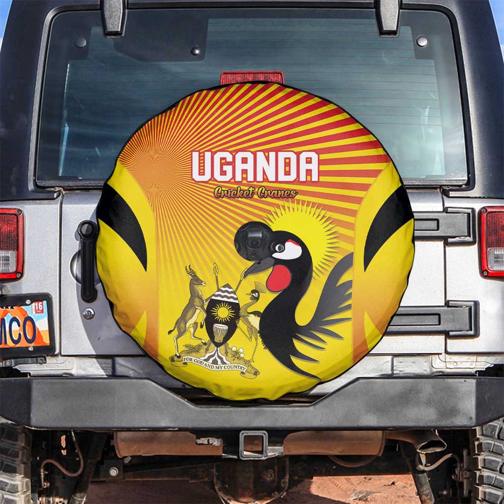 Uganda Cricket Spare Tire Cover Go Cricket Cranes Go LT15