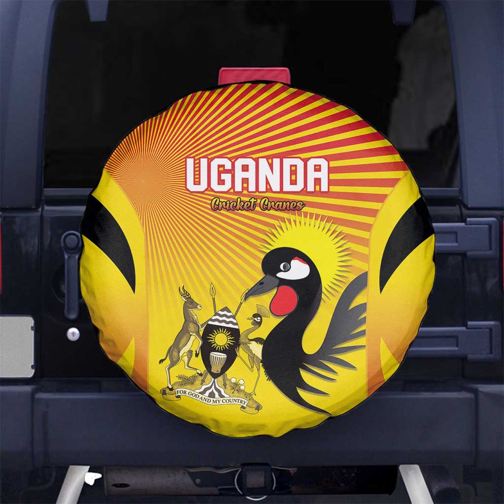 Uganda Cricket Spare Tire Cover Go Cricket Cranes Go LT15
