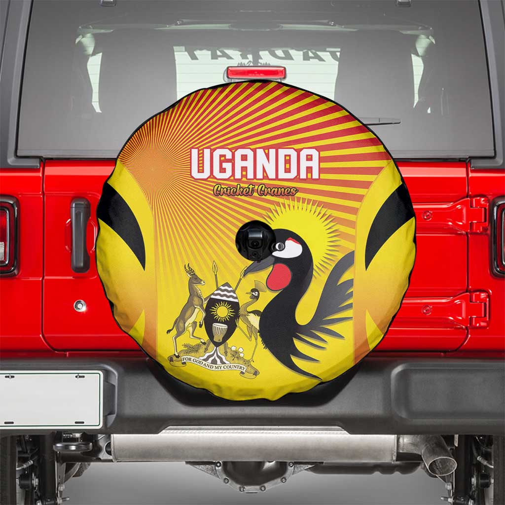 Uganda Cricket Spare Tire Cover Go Cricket Cranes Go LT15