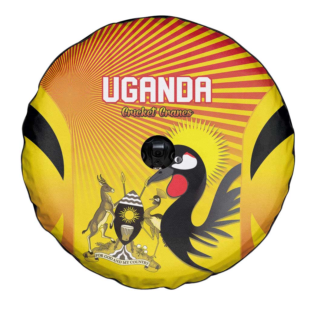 Uganda Cricket Spare Tire Cover Go Cricket Cranes Go LT15