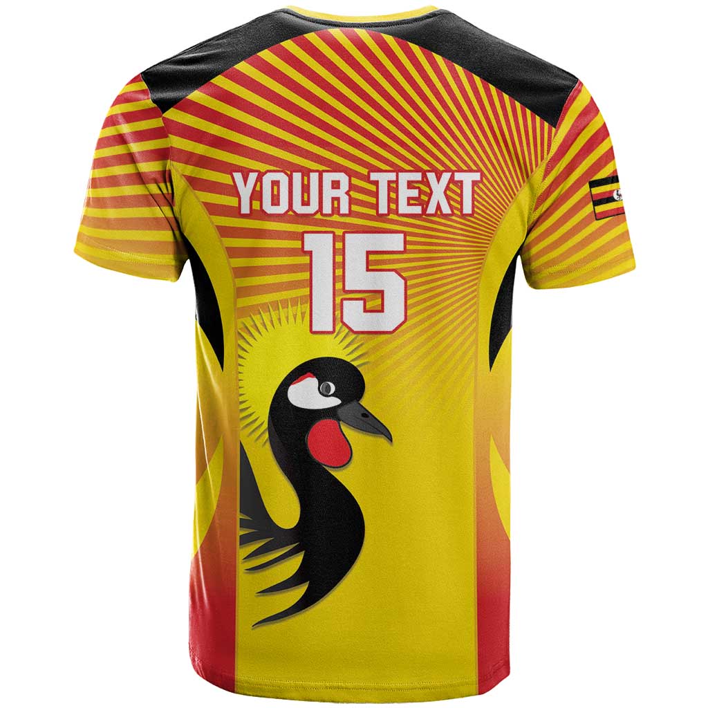 Custom Uganda Cricket T shirt Go Champions LT15