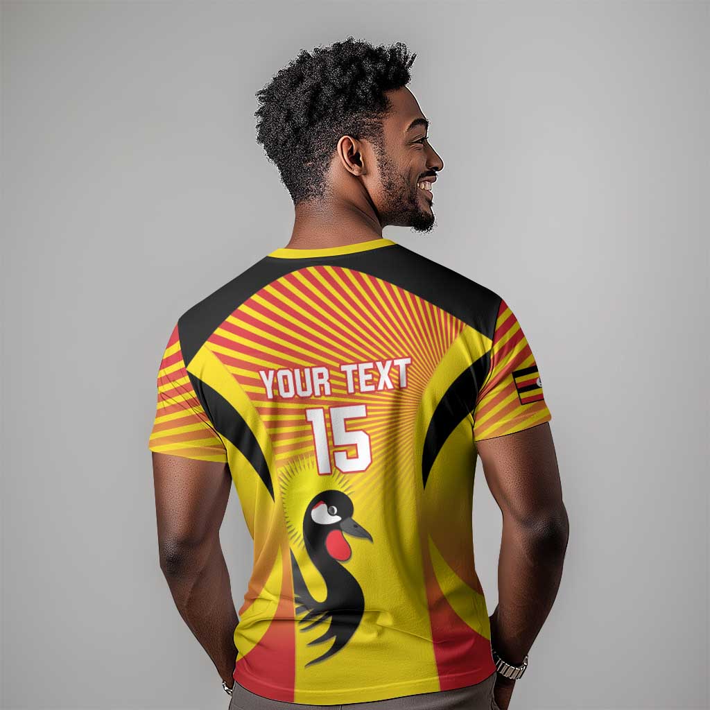 Custom Uganda Cricket T shirt Go Champions LT15