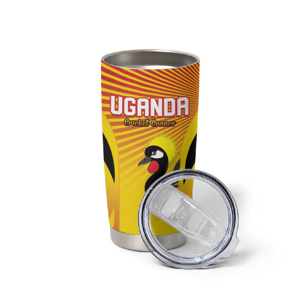 Custom Uganda Cricket Tumbler Cup Go Champions LT15