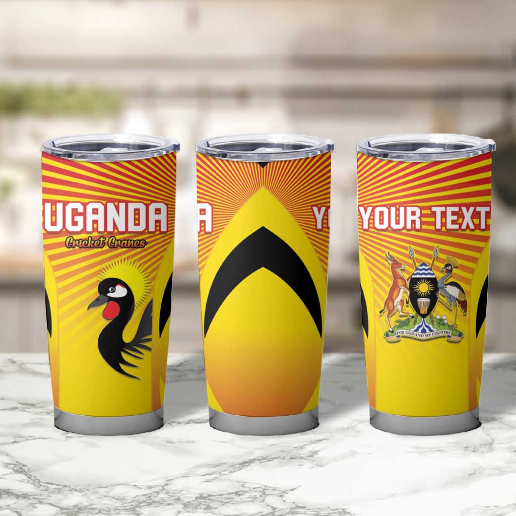 Custom Uganda Cricket Tumbler Cup Go Champions LT15