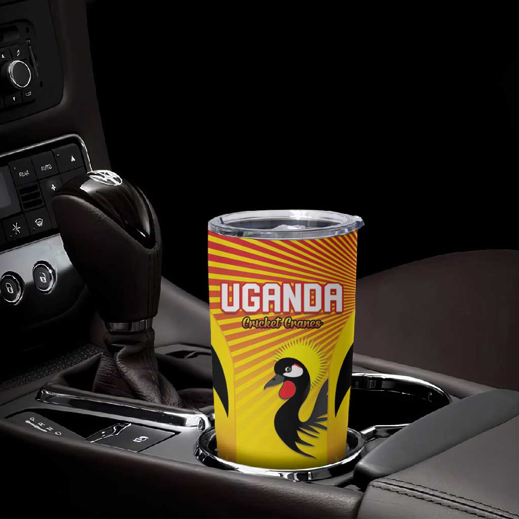 Custom Uganda Cricket Tumbler Cup Go Champions LT15