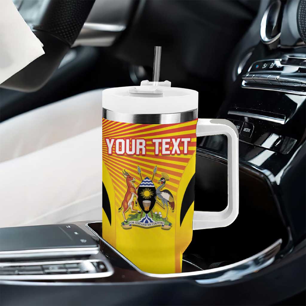 Custom Uganda Cricket Tumbler With Handle Go Champions LT15