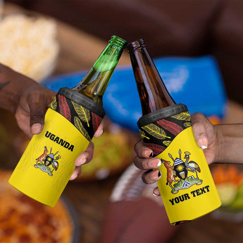 Custom Uganda Cricket 4 in 1 Can Cooler Tumbler Come On Cricket Cranes LT15