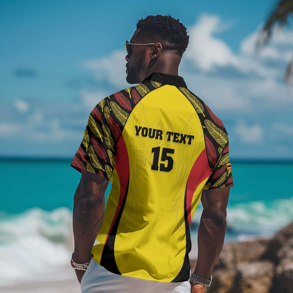 Custom Uganda Cricket Hawaiian Shirt Come On Cricket Cranes LT15