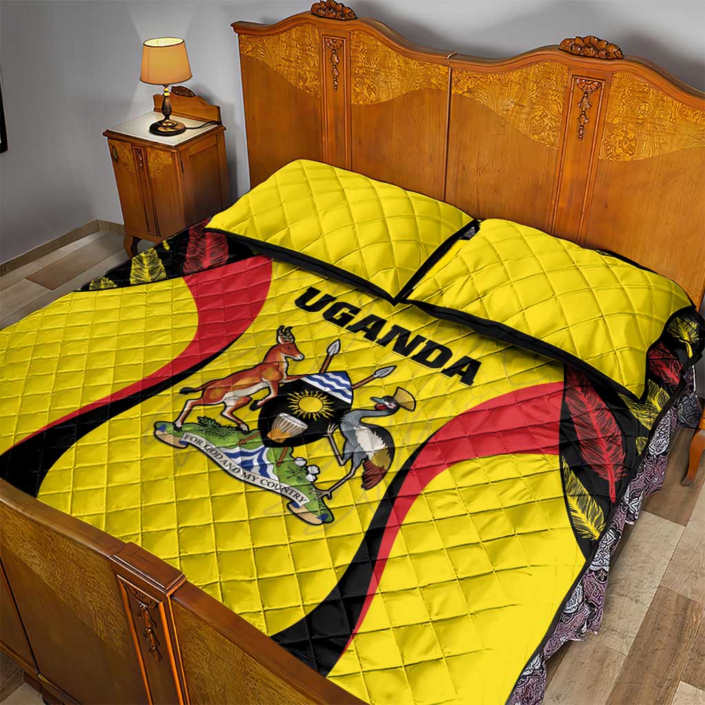 Uganda Cricket Quilt Bed Set Come On Cricket Cranes LT15