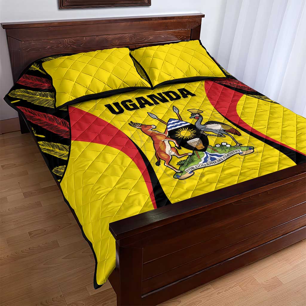 Uganda Cricket Quilt Bed Set Come On Cricket Cranes LT15
