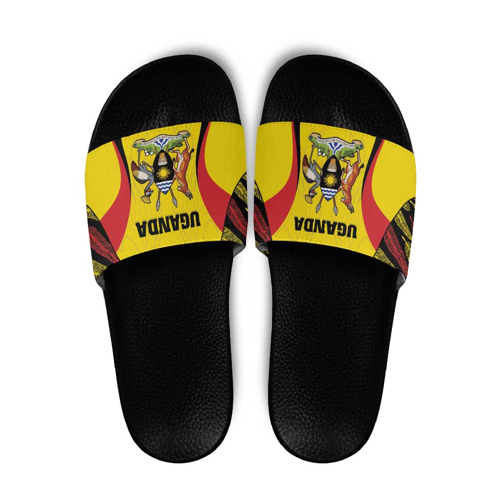Uganda Cricket Slide Sandals Go Cricket Cranes LT15