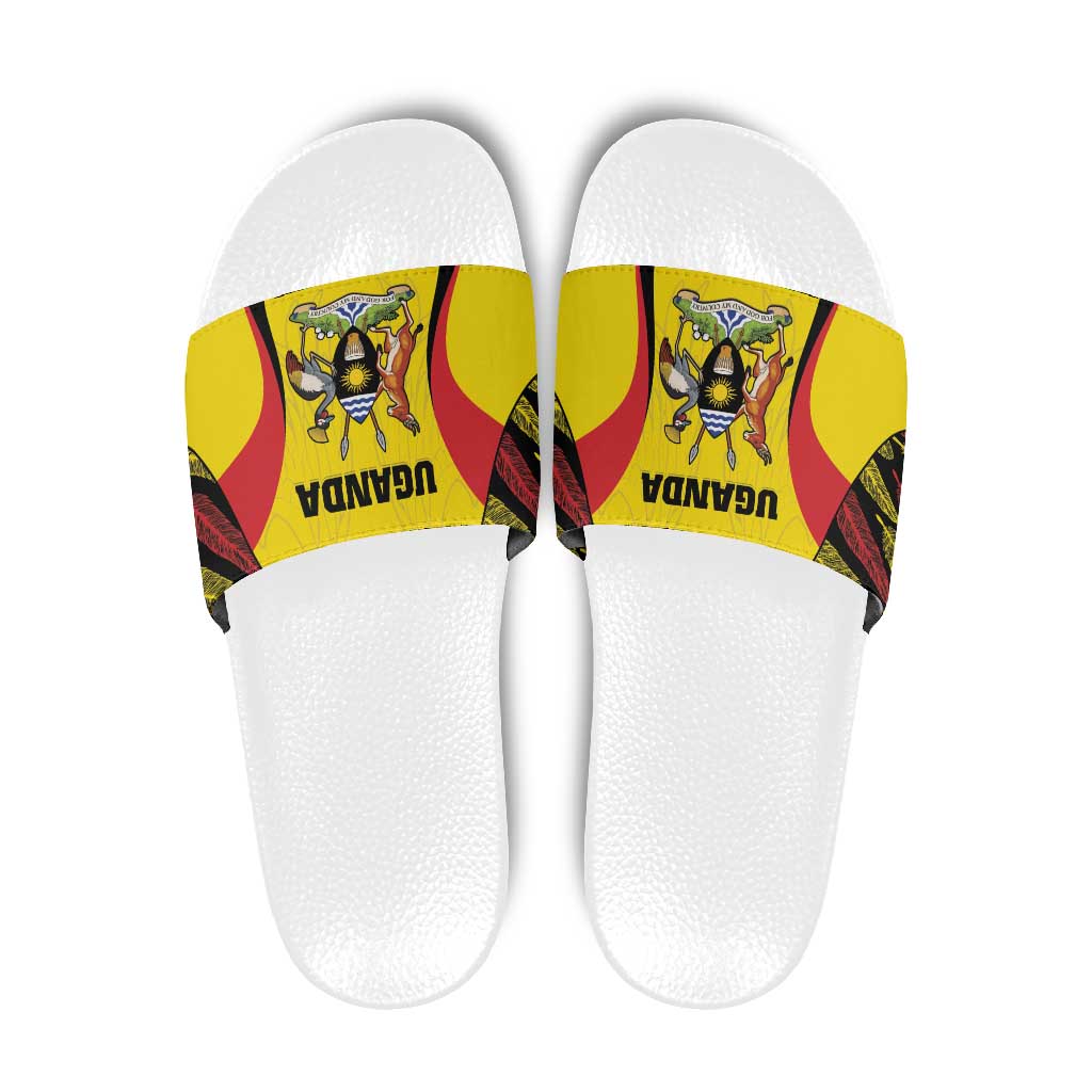 Uganda Cricket Slide Sandals Go Cricket Cranes LT15