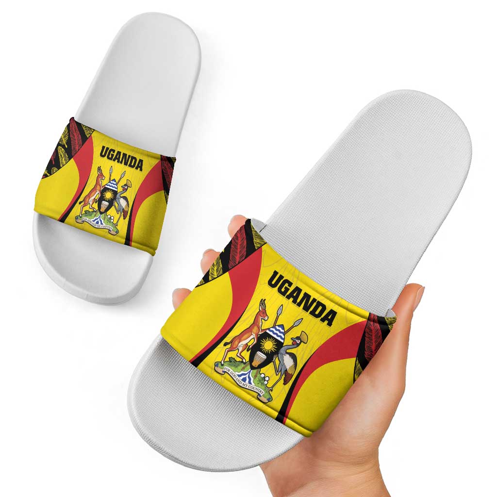 Uganda Cricket Slide Sandals Go Cricket Cranes LT15
