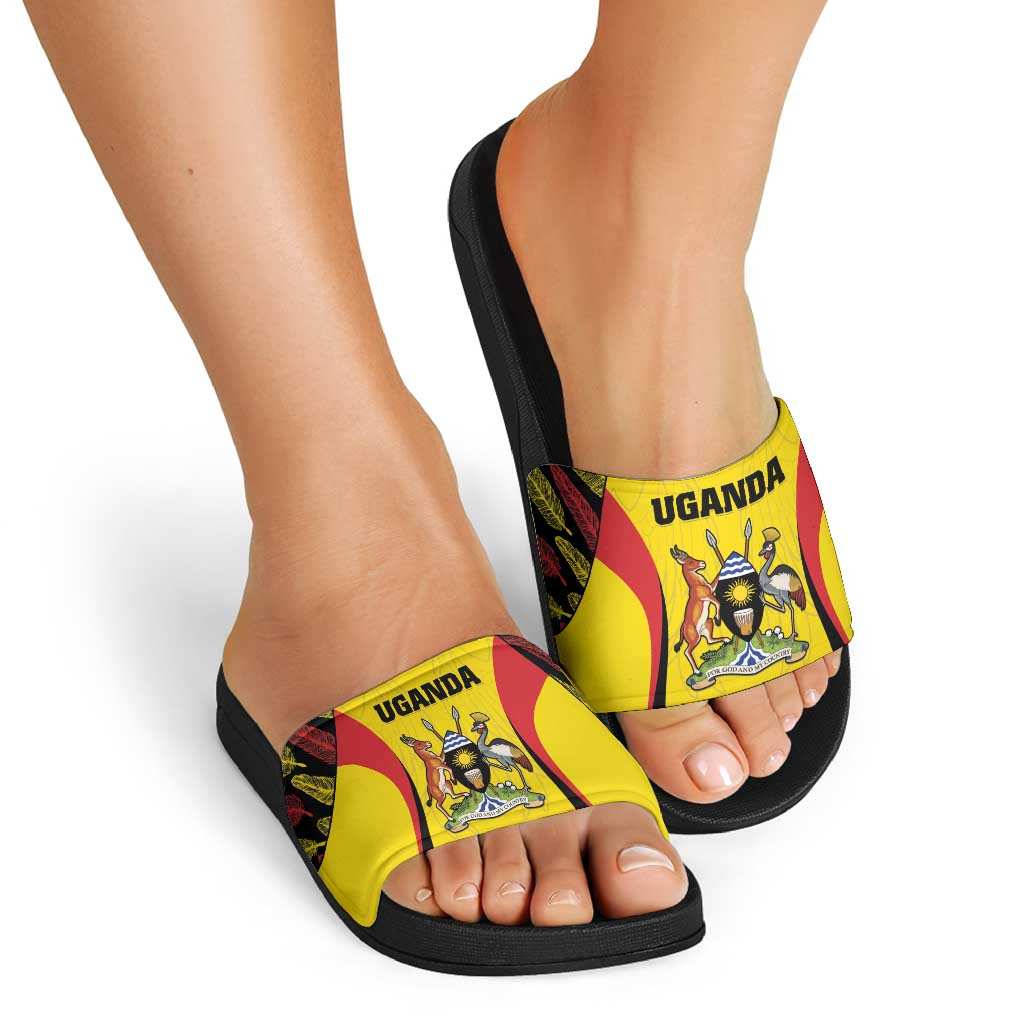 Uganda Cricket Slide Sandals Go Cricket Cranes LT15