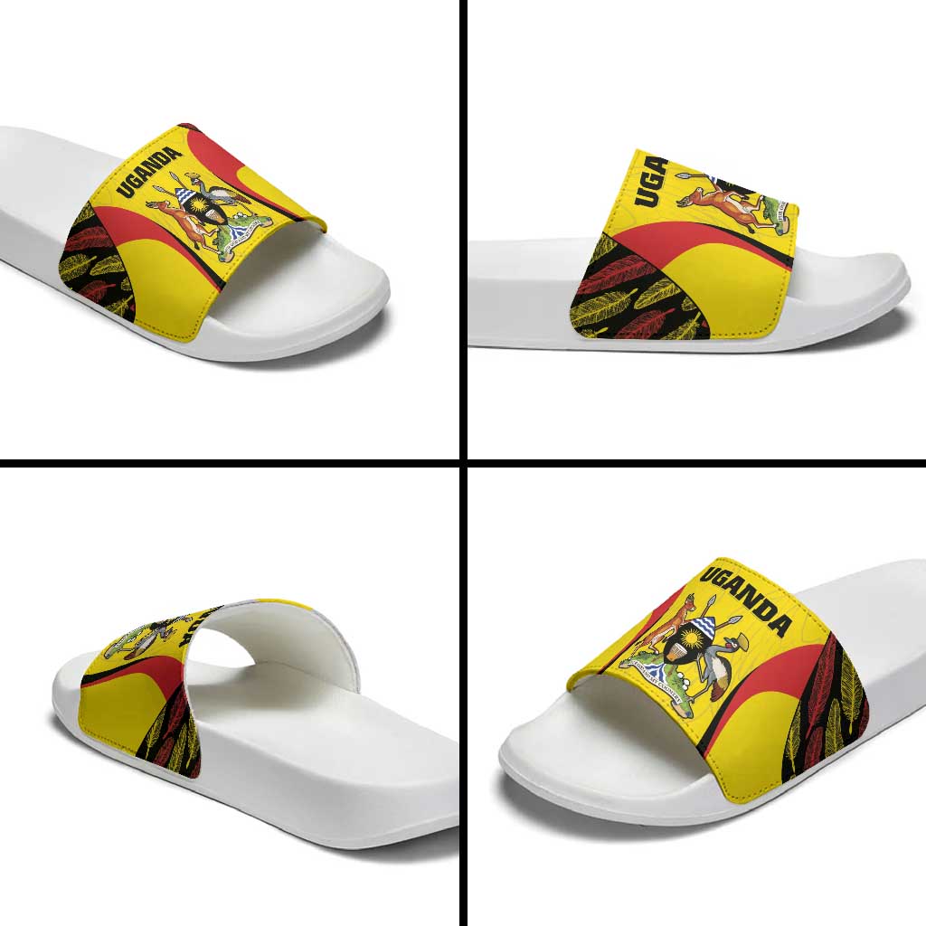 Uganda Cricket Slide Sandals Go Cricket Cranes LT15
