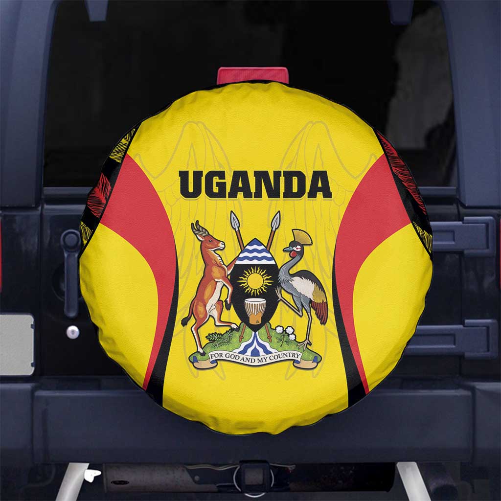 Uganda Cricket Spare Tire Cover Go Cricket Cranes LT15