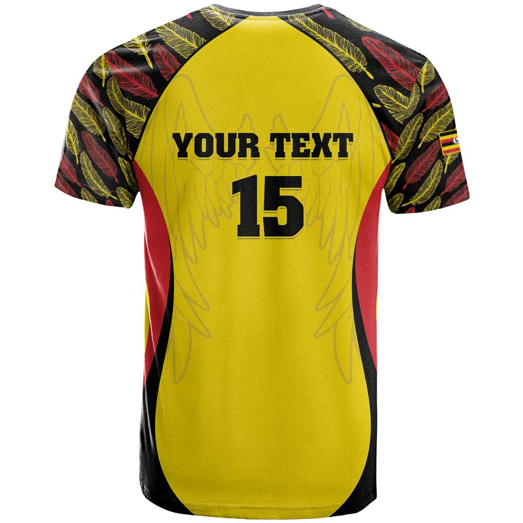 Custom Uganda Cricket T shirt Come On Cricket Cranes LT15