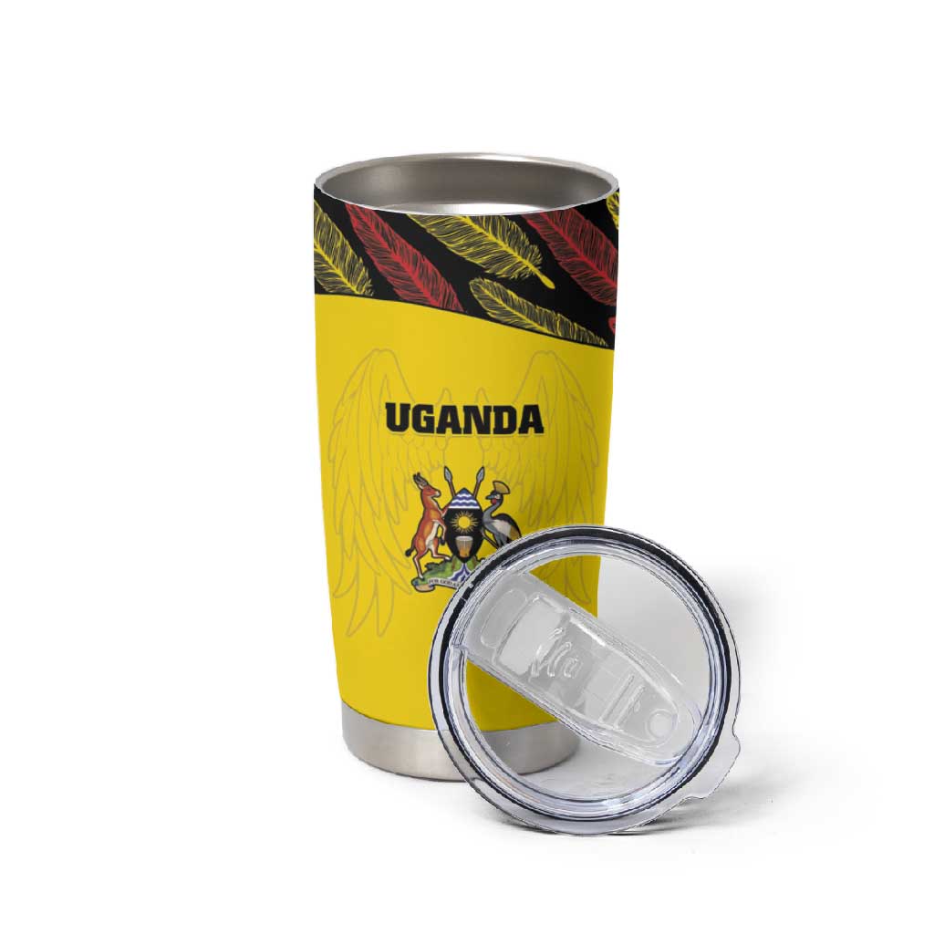Custom Uganda Cricket Tumbler Cup Come On Cricket Cranes LT15