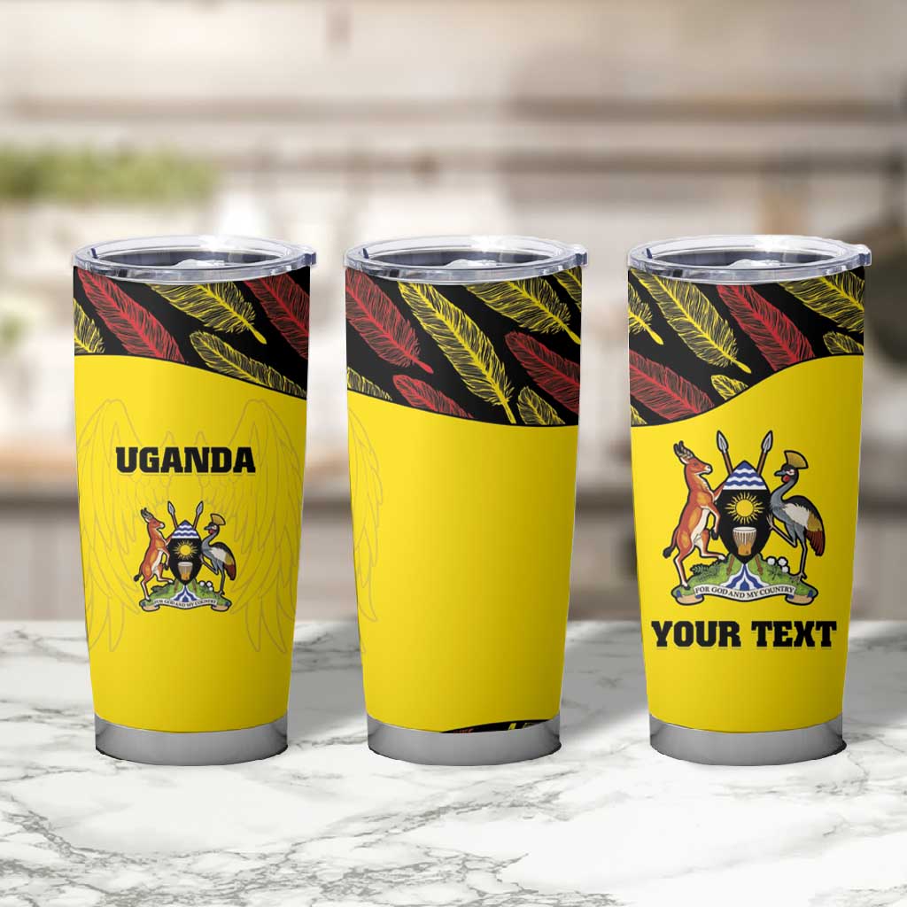 Custom Uganda Cricket Tumbler Cup Come On Cricket Cranes LT15
