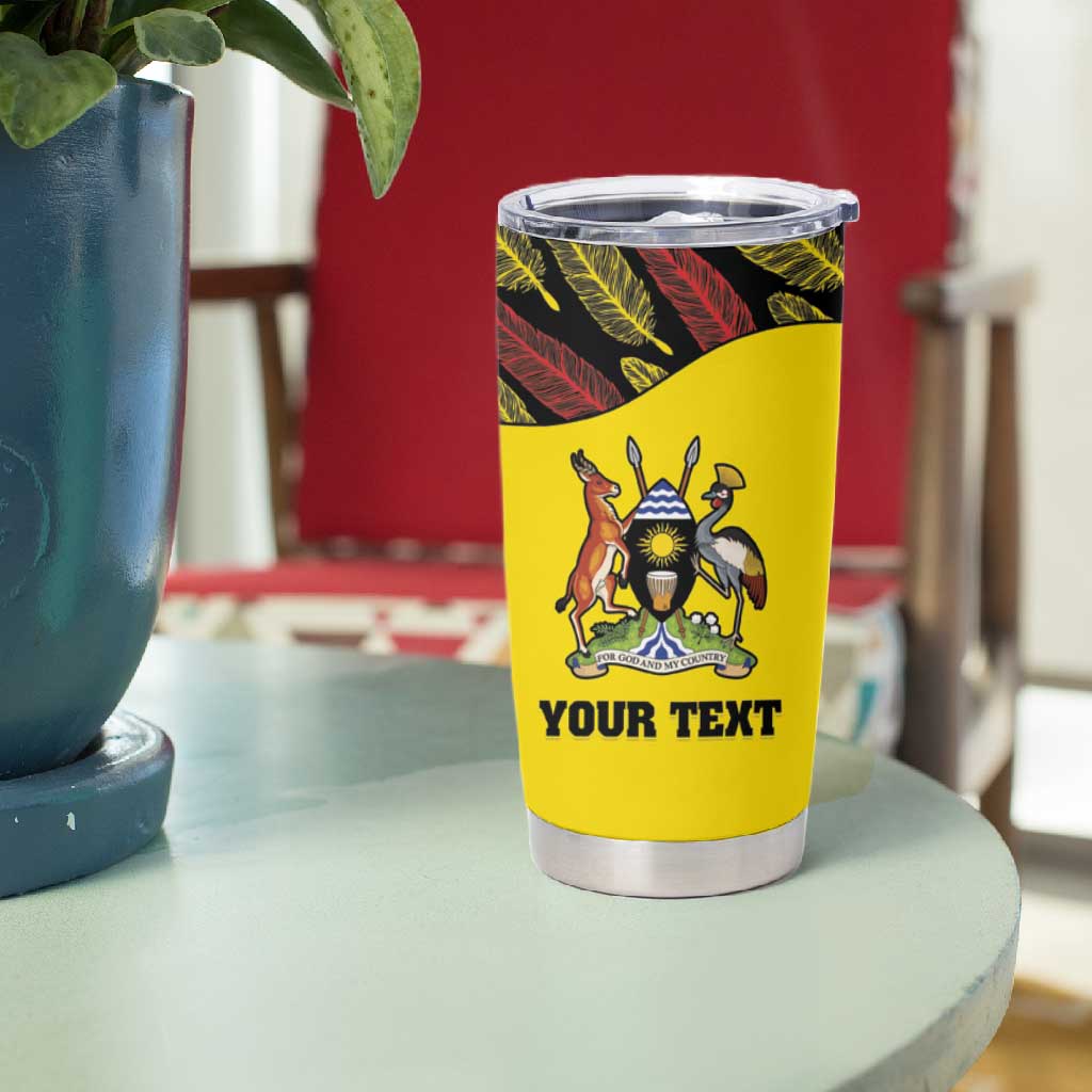 Custom Uganda Cricket Tumbler Cup Come On Cricket Cranes LT15