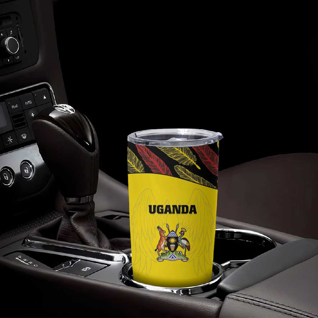 Custom Uganda Cricket Tumbler Cup Come On Cricket Cranes LT15