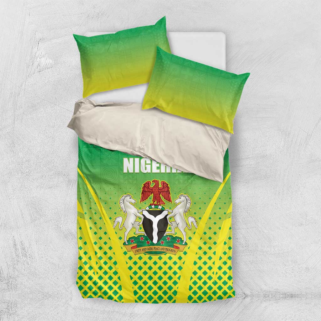 Nigeria Cricket Bedding Set Go Yellow Greens LT15