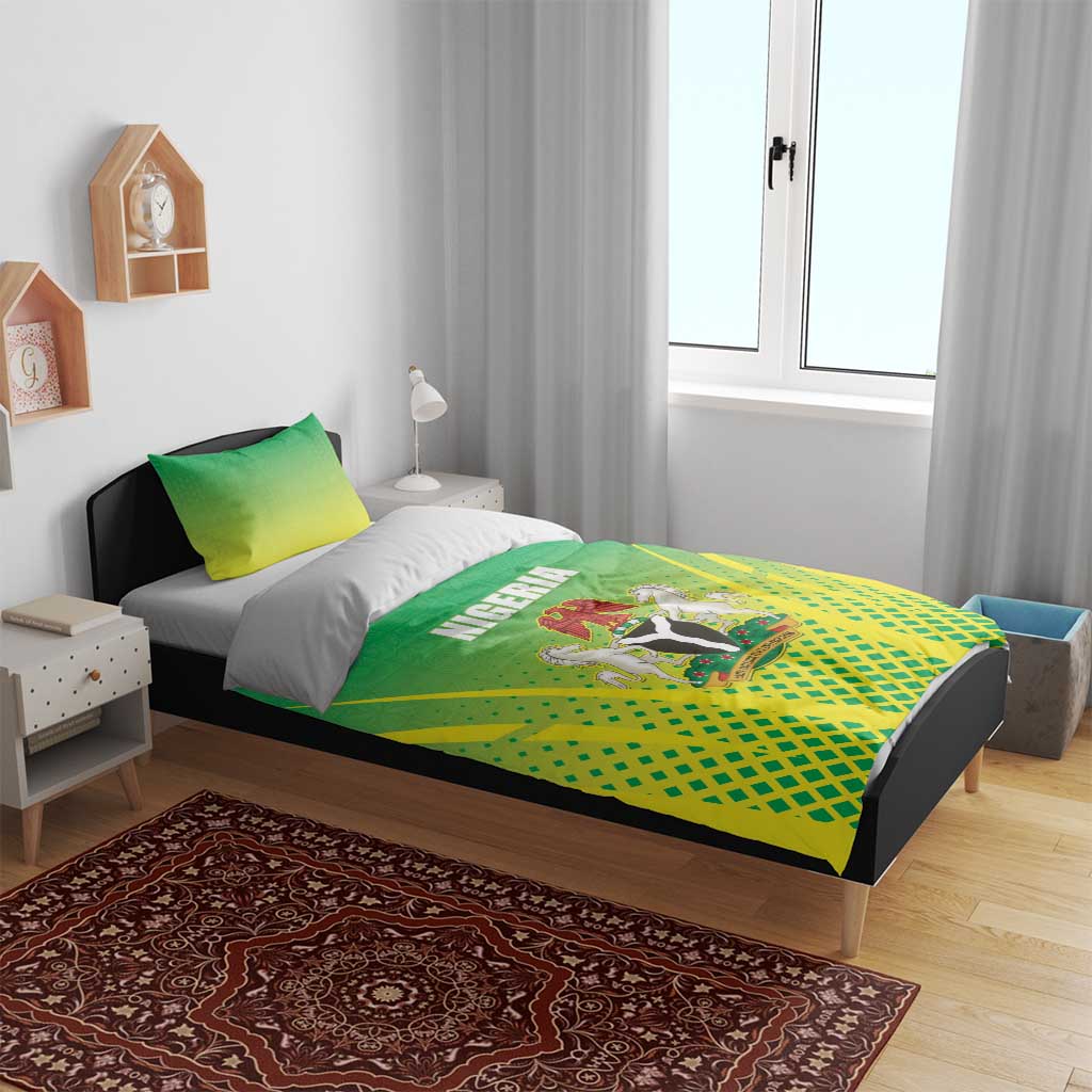 Nigeria Cricket Bedding Set Go Yellow Greens LT15