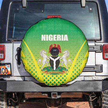 Nigeria Cricket Spare Tire Cover Come On Yellow Greens LT15
