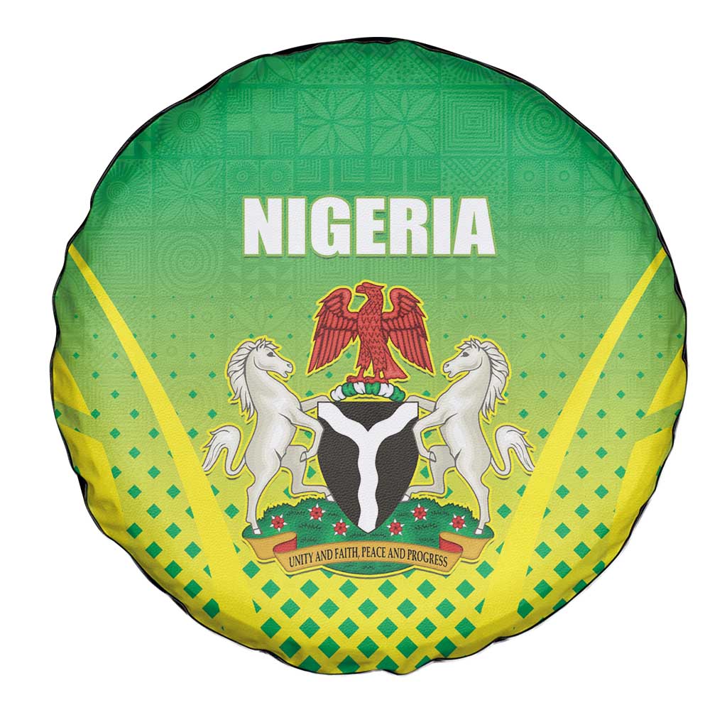 Nigeria Cricket Spare Tire Cover Come On Yellow Greens LT15