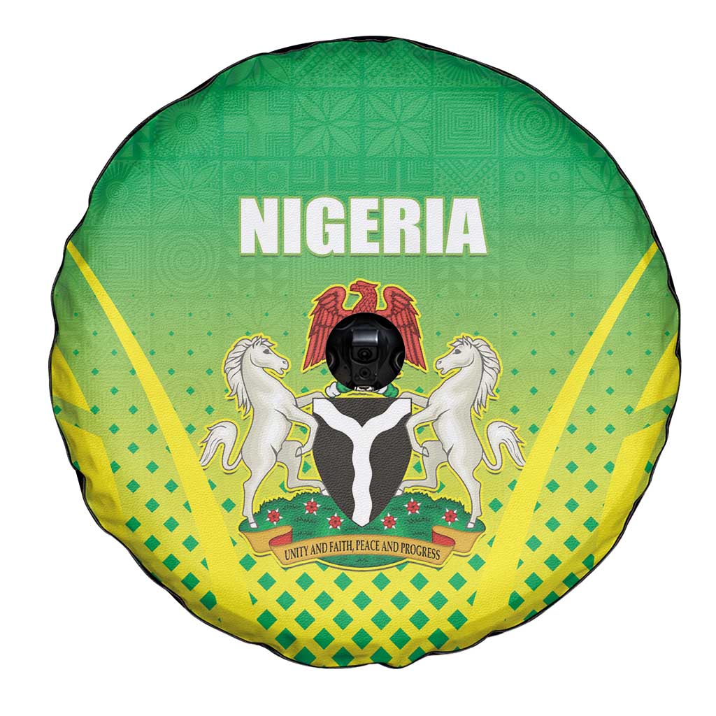 Nigeria Cricket Spare Tire Cover Come On Yellow Greens LT15